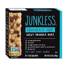 Junkless Chocolate Chip Chewy Granola Bar